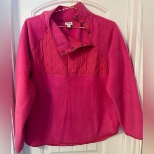 J Crew fleece with snaps